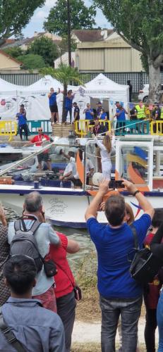 Passage de la flamme olympique le 25/07